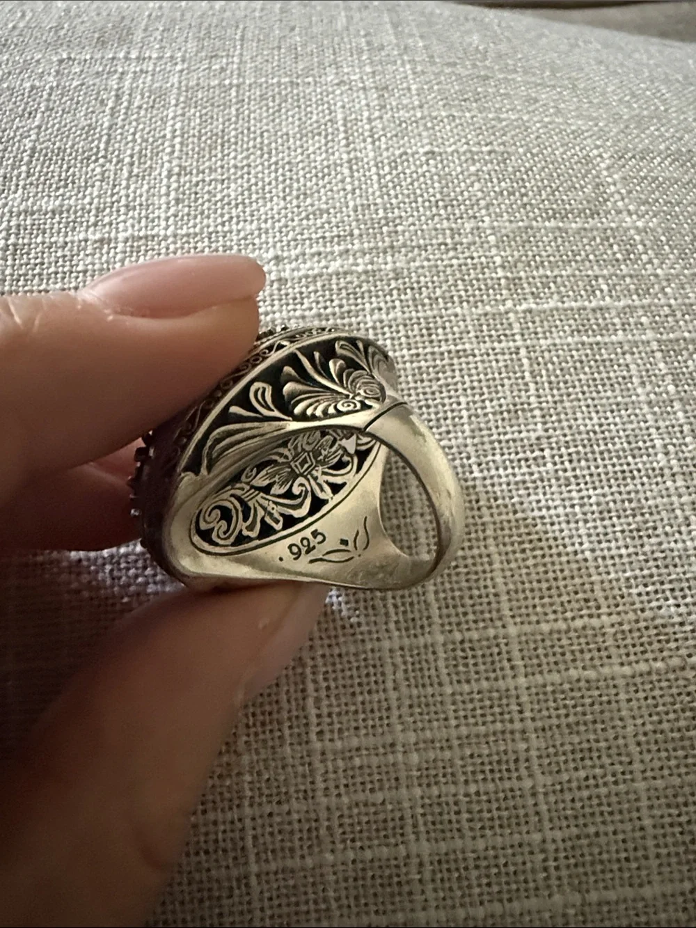 Konstantino Onyx Oval Ring